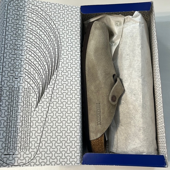 Birkenstock Boston Clog Taupe - Picture 2 of 5